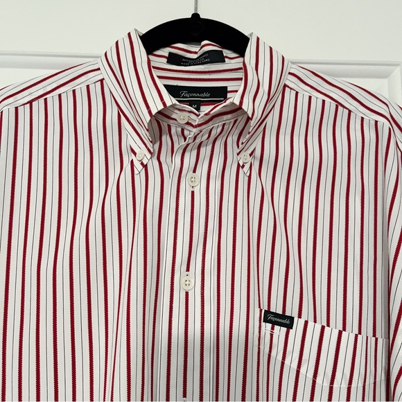 Like New Faconnable 100% Cotton Button Down Shirt - Medium - Picture 5 of 6